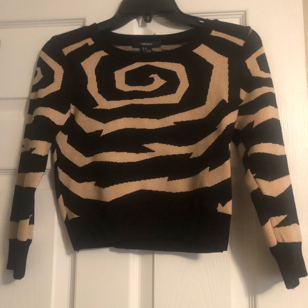 Long Sleeved Crop Sweater